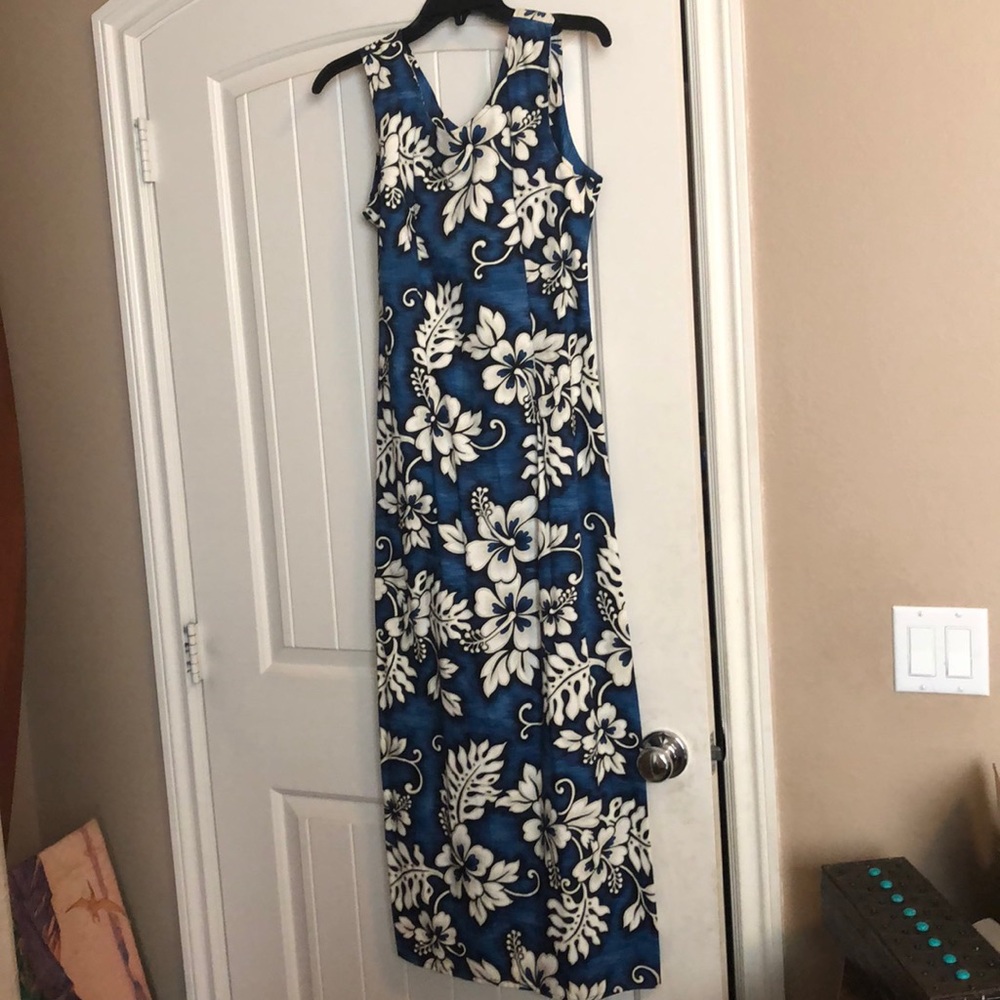Long Hawaiian Dress by KY International Hawaii